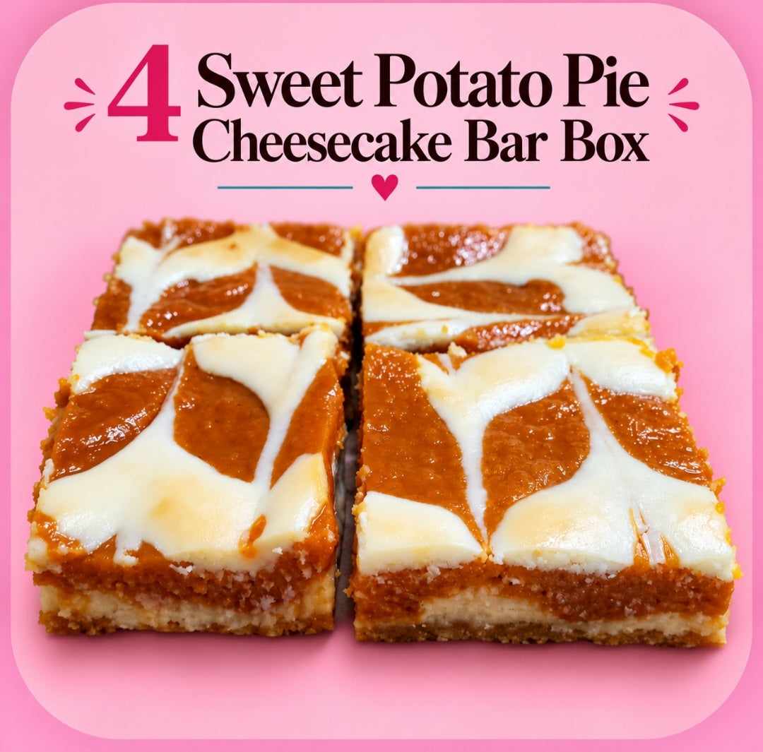 Sweet Potato Cheesecake Bar Box